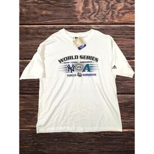 Vintage Adidas 2001 MLB World Series New York Yankees AZ Diamondbacks NWT Sz XXL